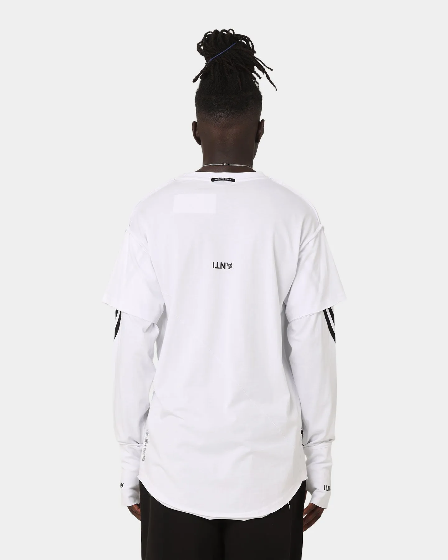 The Anti Order Anti Sport Layered Long Sleeve T-Shirt White/Black