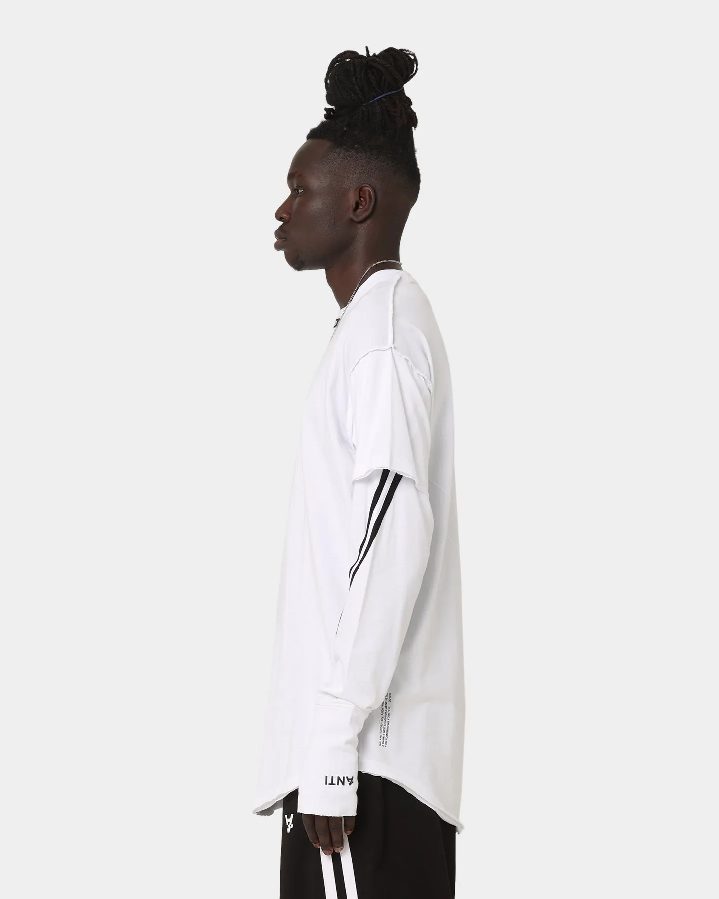 The Anti Order Anti Sport Layered Long Sleeve T-Shirt White/Black