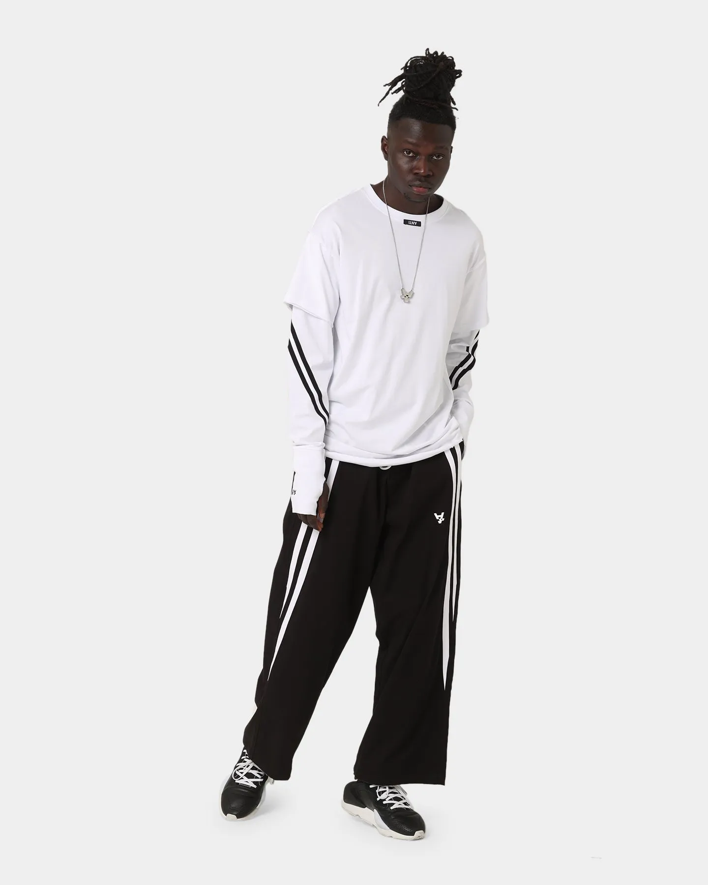 The Anti Order Anti Sport Layered Long Sleeve T-Shirt White/Black