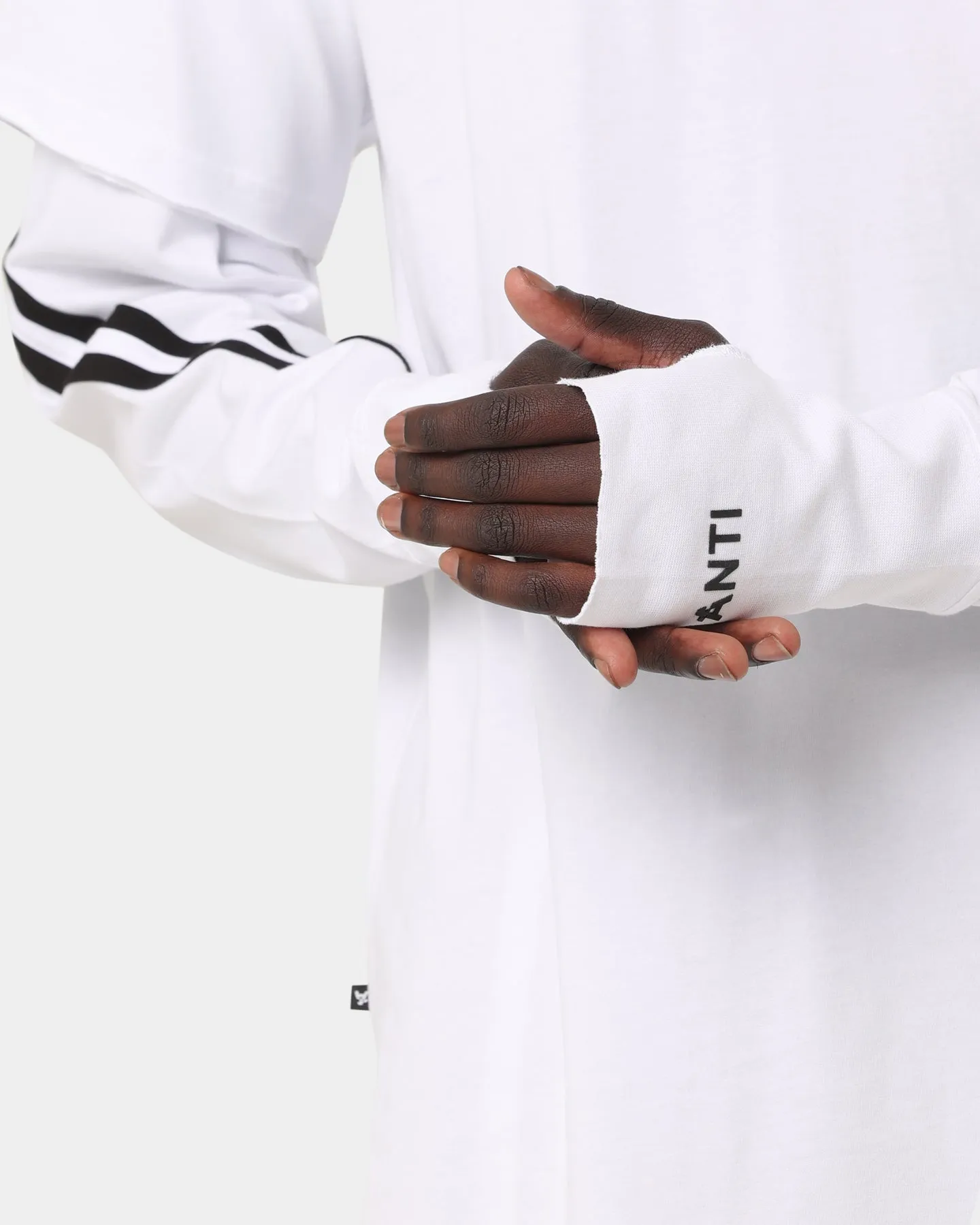 The Anti Order Anti Sport Layered Long Sleeve T-Shirt White/Black
