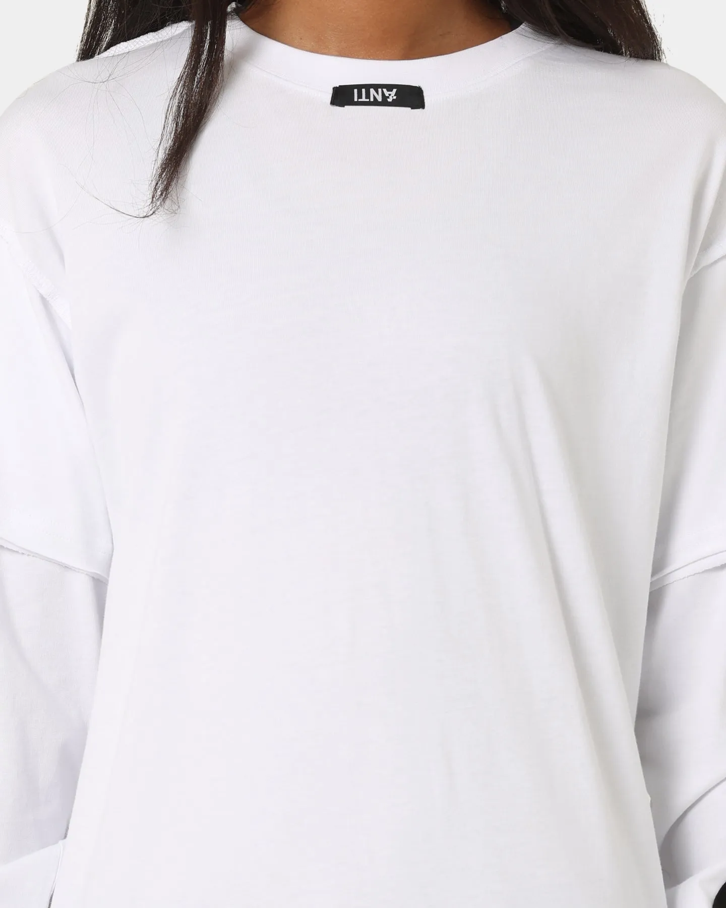 The Anti Order Anti Sport Layered Long Sleeve T-Shirt White/Black