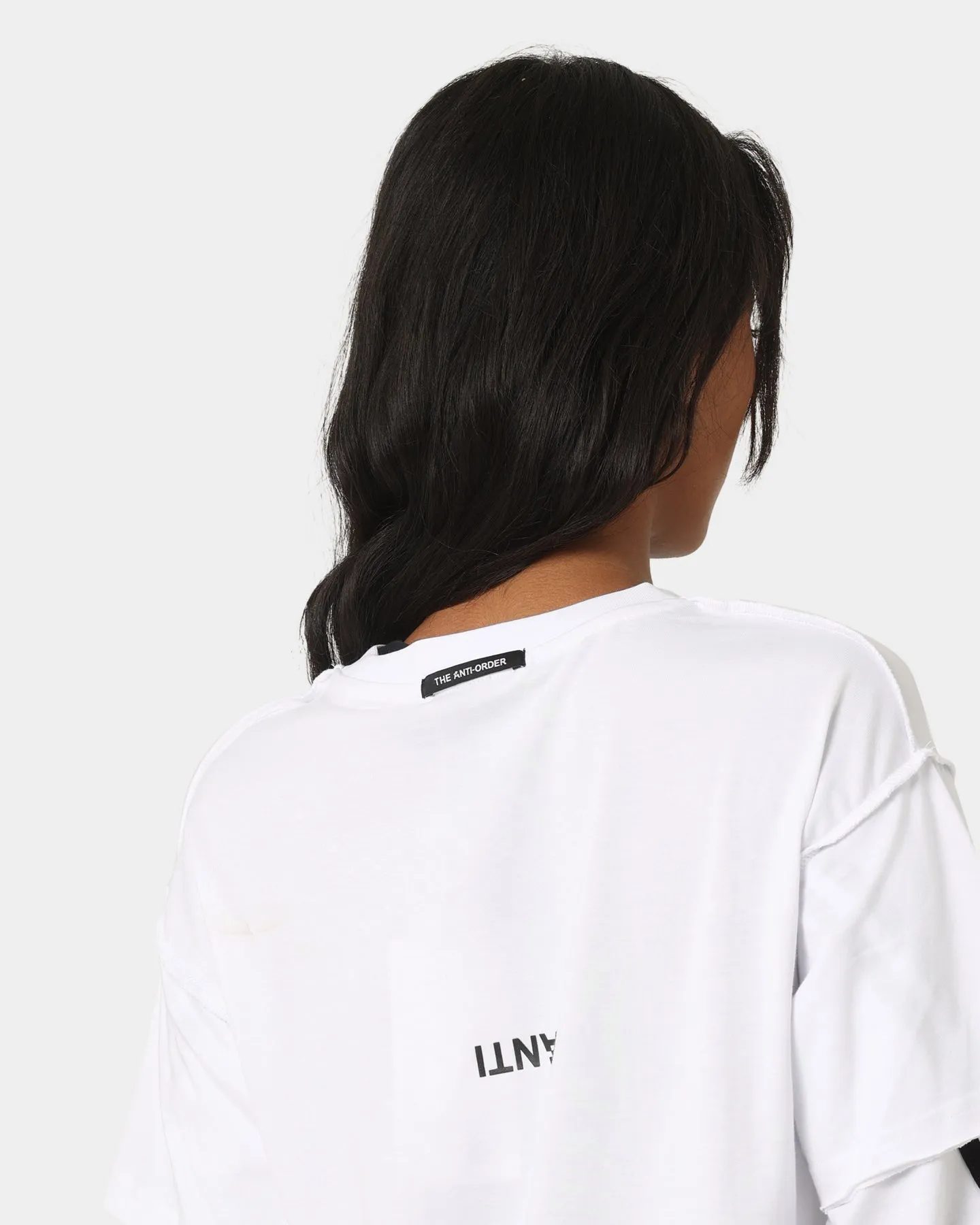 The Anti Order Anti Sport Layered Long Sleeve T-Shirt White/Black