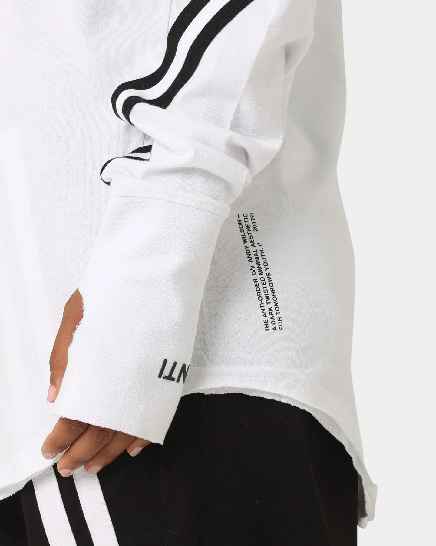The Anti Order Anti Sport Layered Long Sleeve T-Shirt White/Black