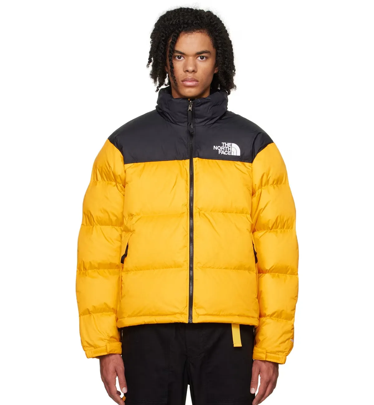 The North Face Yellow Black 1996 Retro Nuptse Down Jacket