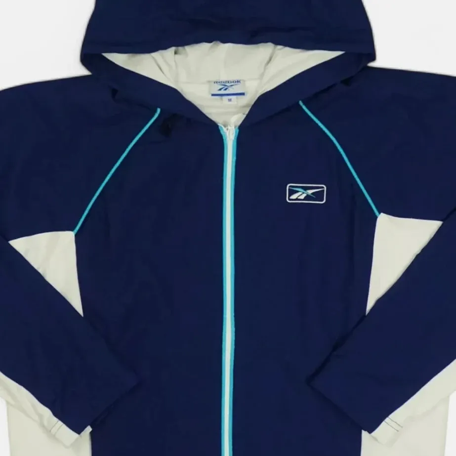 Vintage Reebok Blue Trackjacket Womens (XS)