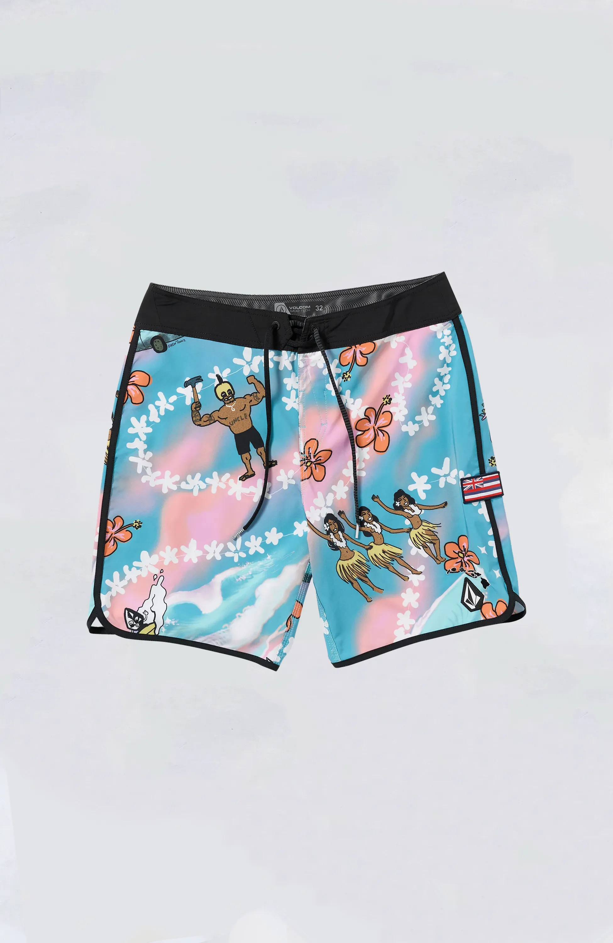 Volcom - FA Drew Toonz Scallop Mod 19 Boardshort