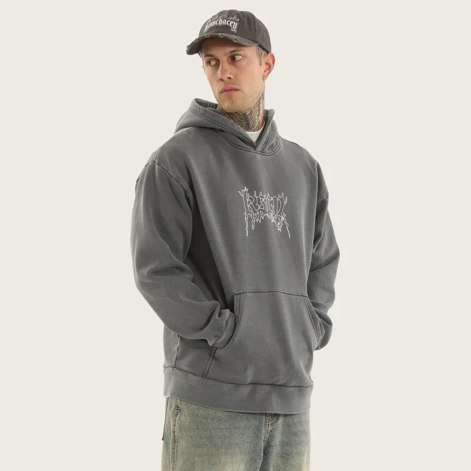 Whisper Relaxed Hoodie Pigment Charcoal