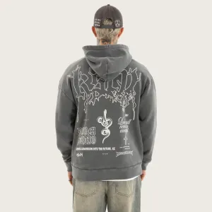 Whisper Relaxed Hoodie Pigment Charcoal