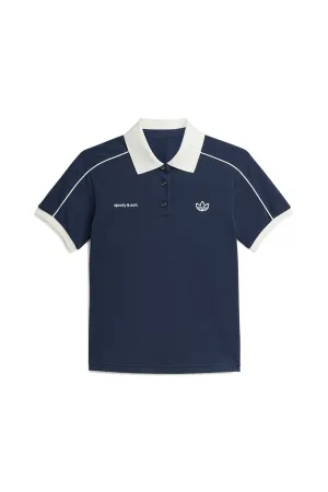 Womens adidas x Sporty & Rich Polo 'Night Navy'