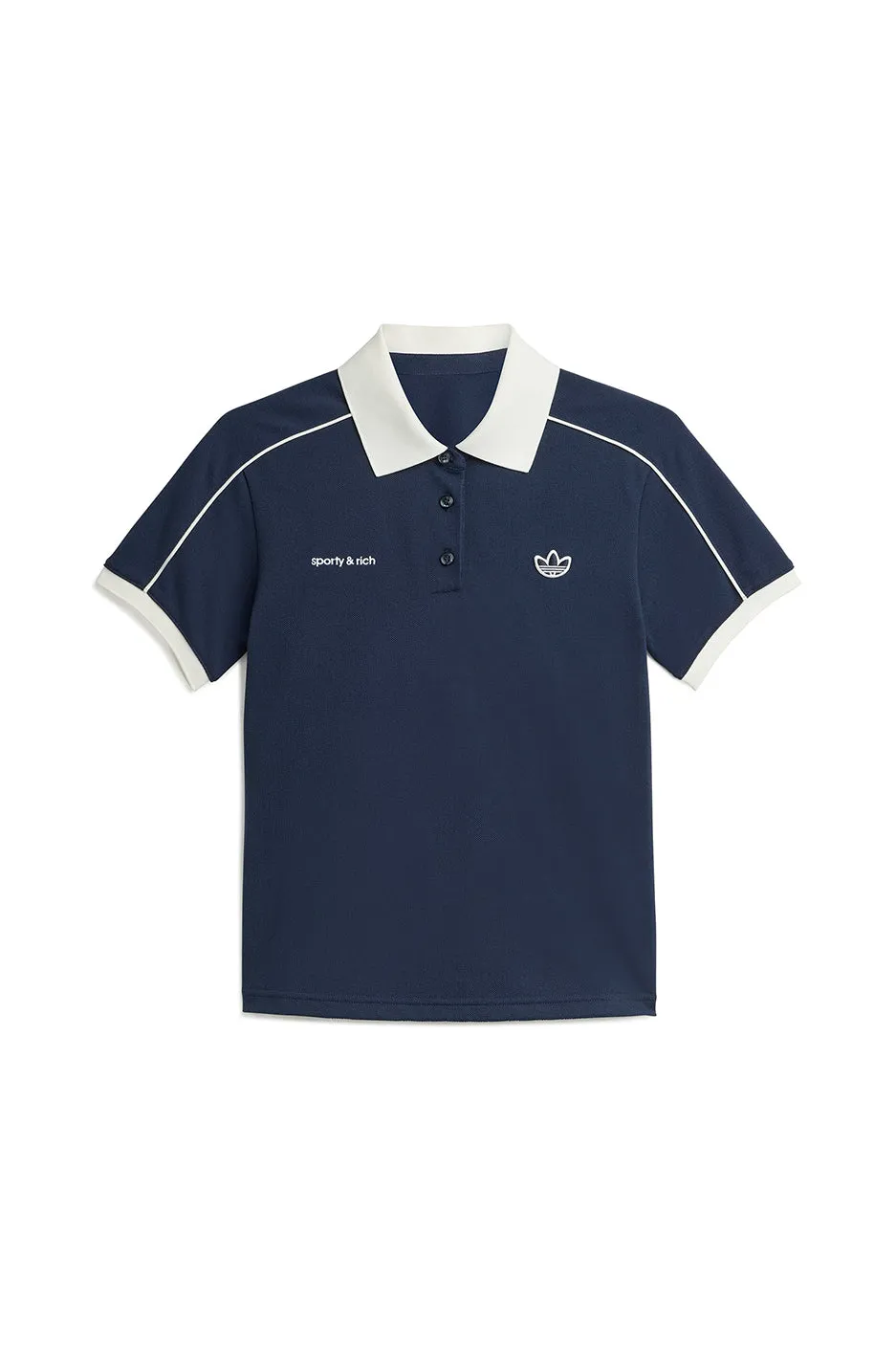 Womens adidas x Sporty & Rich Polo 'Night Navy'