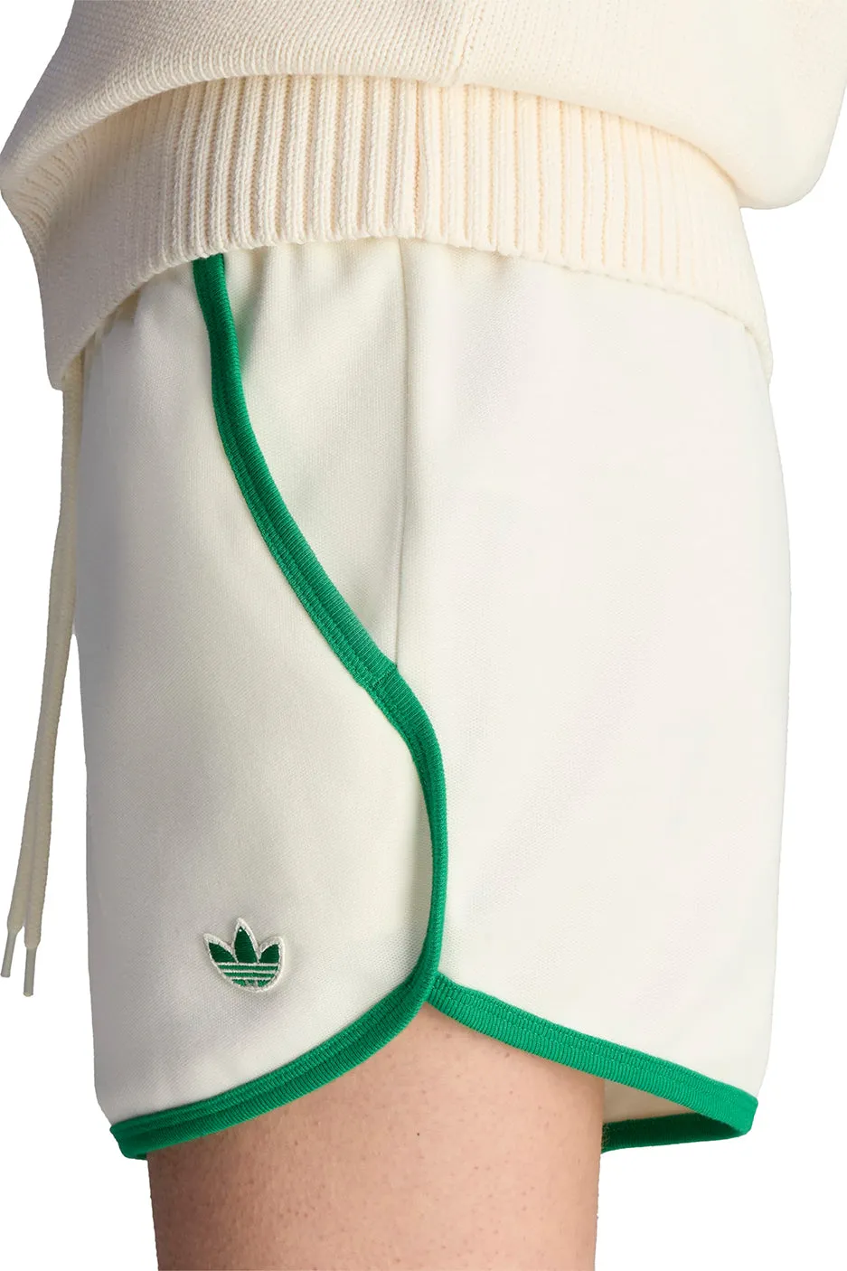 Womens adidas x Sporty & Rich Shorts 'Off White'