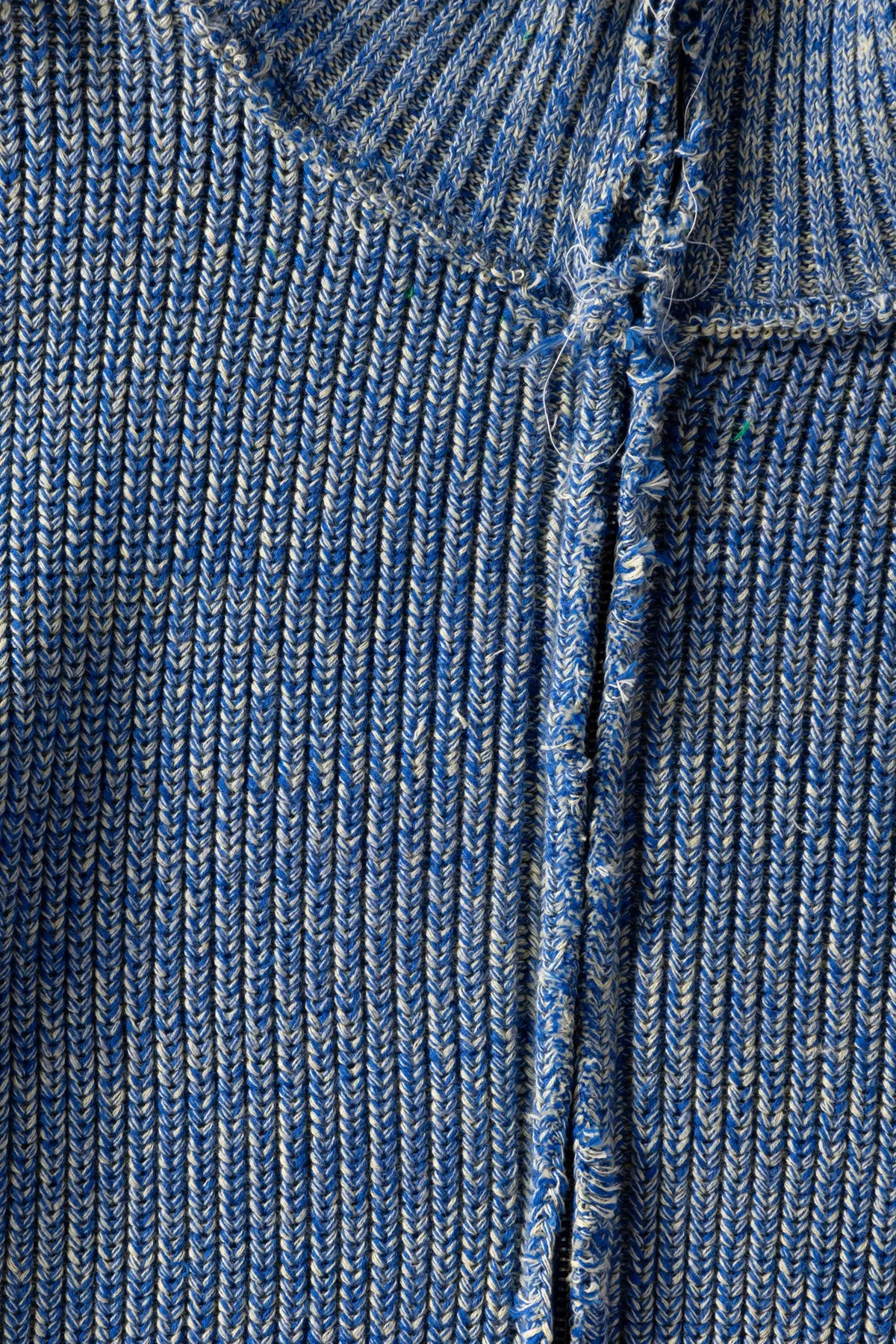 Zip Up Knit - Blue/Yellow