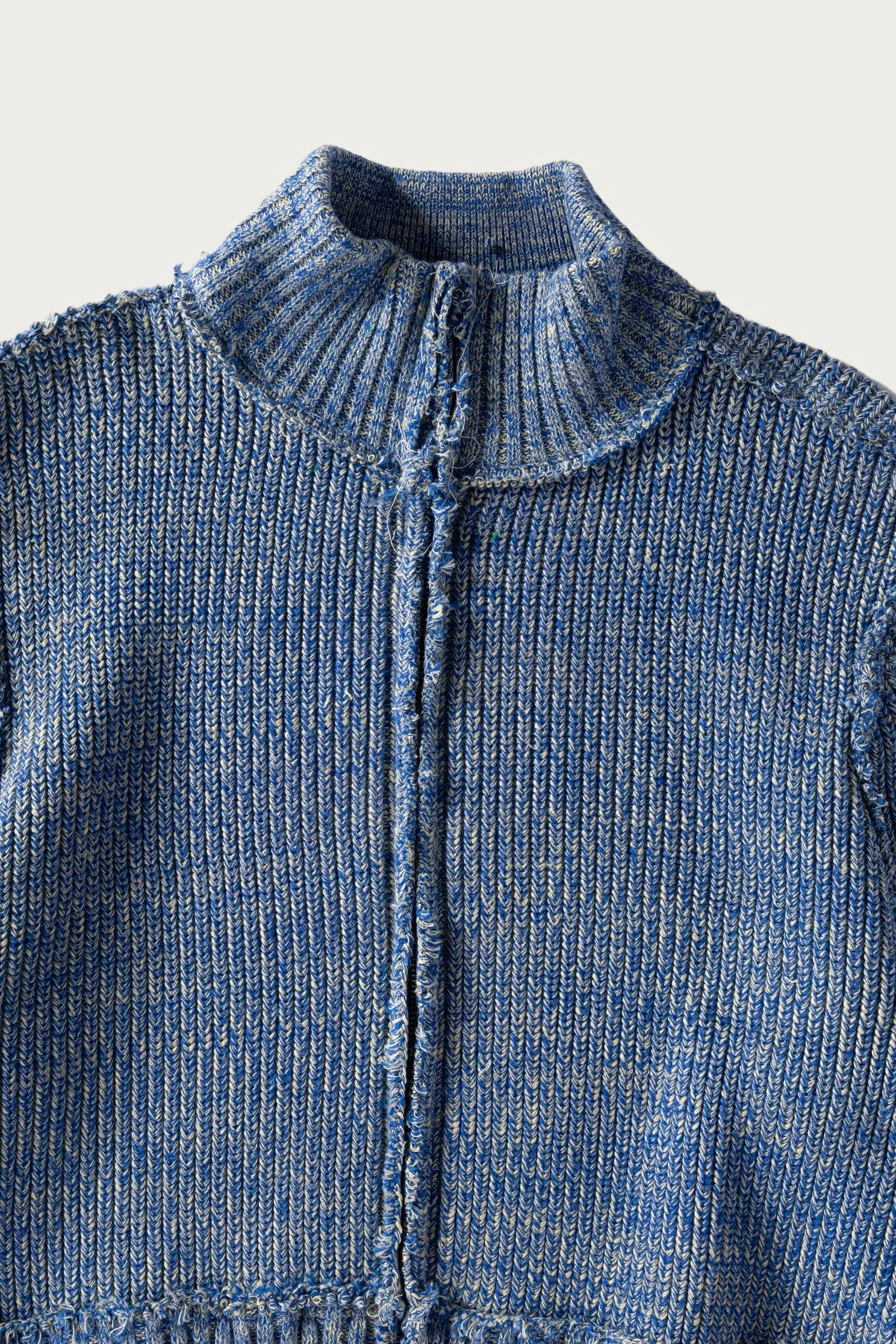 Zip Up Knit - Blue/Yellow